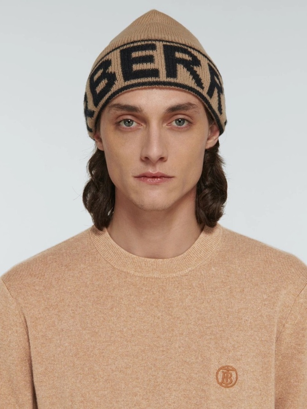 Burberry - Logo intarsia cashmere beanie - Picture 4 of 5